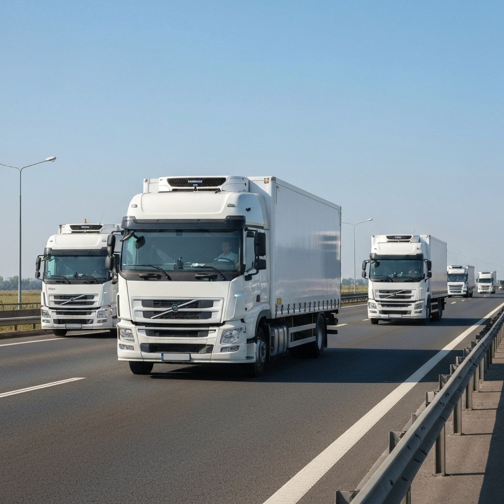 Camiones refrigerados para transporte de alimentos